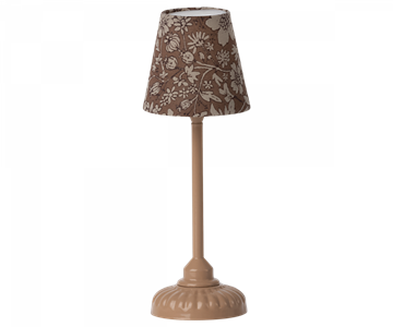 Maileg - Miniature Lampe lille  - mørk pudder